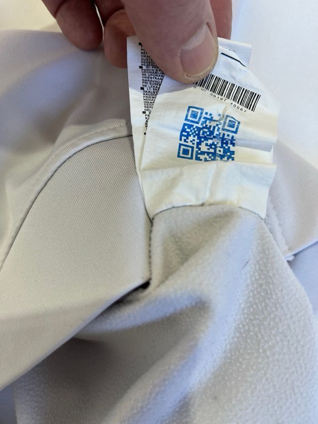 Chaqueta deportiva Lacoste blanca