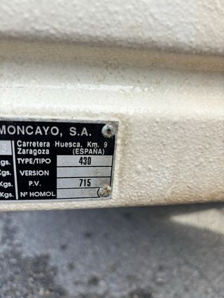 Caravana Moncayo Goya 430 DD - 750kg