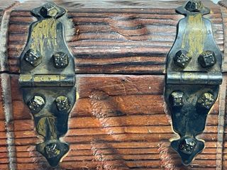 Scatola Libro Artigianale Legno e Ferro