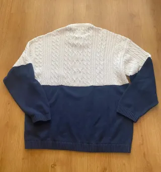 Jersey Tommy Hilfiger Blanco y Azul