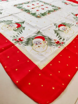 Toalha de Natal Quadrada 145x145cm
