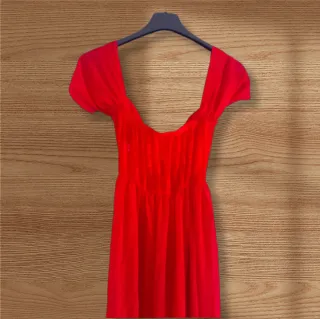 Vestito premaman rosso shooting M