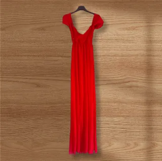 Vestito premaman rosso shooting M