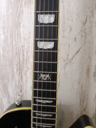 Guitarra Eléctrica Hagstrom Dark Suede Negra