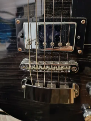 Guitarra Eléctrica Hagstrom Dark Suede Negra