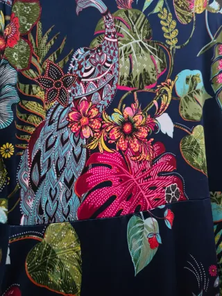 Blusa/vestido floral