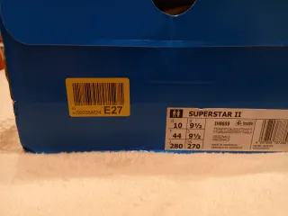 Adidas Superstar Hombre Blancas Talla 44