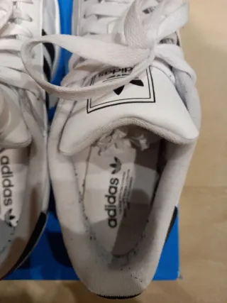 Adidas Superstar Hombre Blancas Talla 44