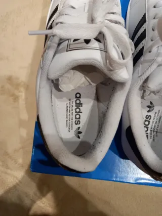 Adidas Superstar Hombre Blancas Talla 44