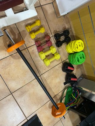 Discos de pesas 28/29/30mm + barra 28mm 29mm 30mm