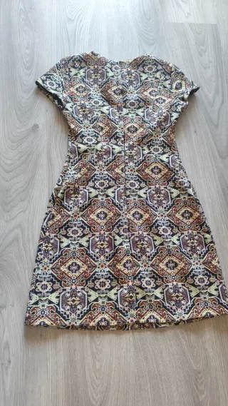 Vestido estampado multicolor