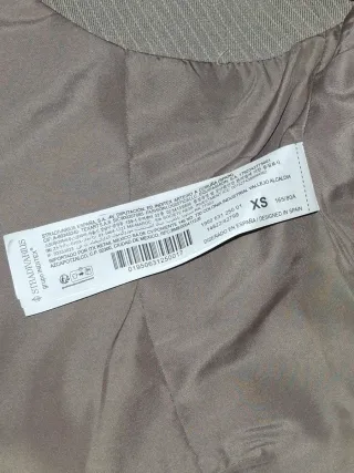 Chaleco Stradivarius Gris Talla XS