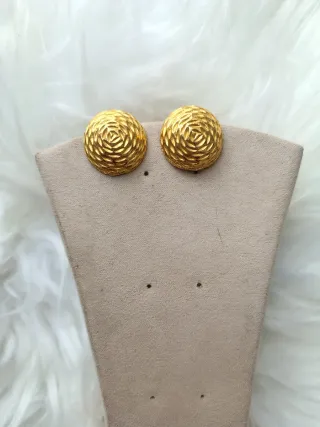 Orecchini vintage clip oro