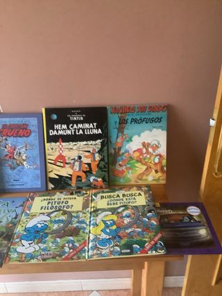 Lot de llibres de buscar i cómics