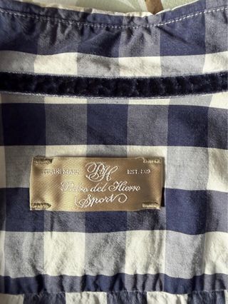 Camisa mujer Pedro del Hierro azul y blanco