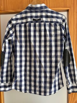 Camisa mujer Pedro del Hierro azul y blanco