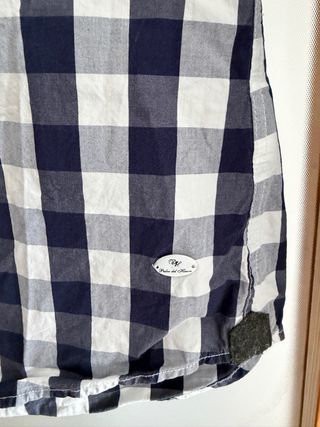 Camisa mujer Pedro del Hierro azul y blanco
