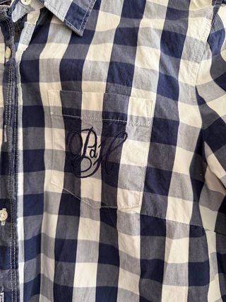 Camisa mujer Pedro del Hierro azul y blanco