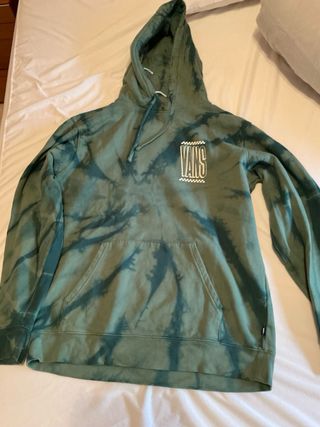 Sudadera Vans Talla M Tie-Dye Verde