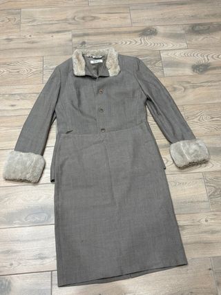 Completo giacca e gonna donna grigio