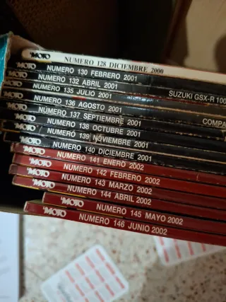 REVISTAS LA MOTO AÑO 2002  -2003