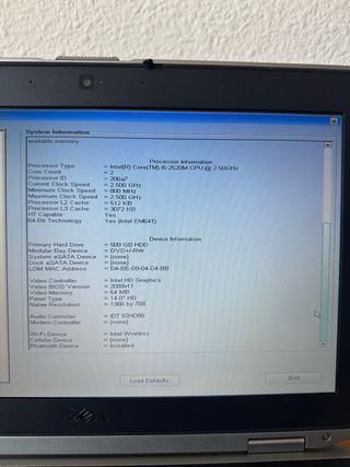 Portatile Dell Latitude E6420 – i5 vPro, 8 GB RAM, 500 GB