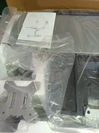 Soporte V7 DW1SSGSD-1E para 2 monitores