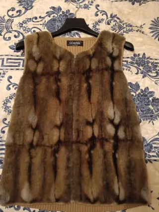 Gilet eco-pelo LA MURINA taglia L