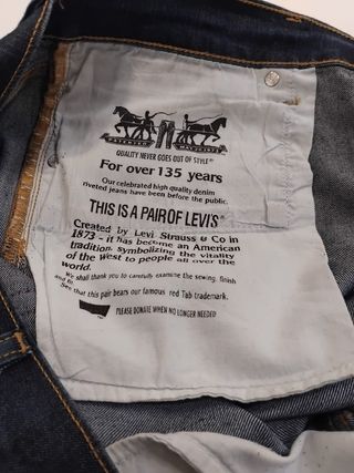 Pantalón Levi's 501 W34 L30 Hombre