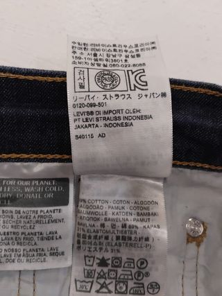 Pantalón Levi's 501 W34 L30 Hombre