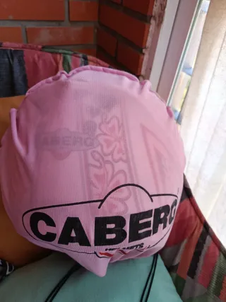 Casco Moto Caberg Mujer + Guantes