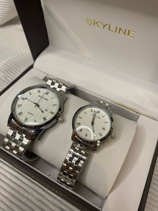 Relojes SKYLINE Acero Inoxidable Pareja