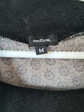 Vestido invierno estampado cuello vuelto T.M