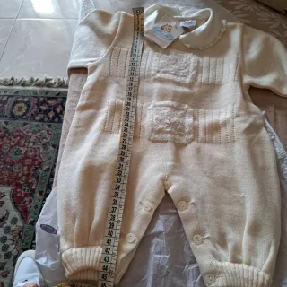 Tutina lana neonato nuova