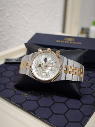 Orologio BENAR da uomo in oro e argento