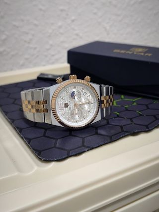 Orologio BENAR da uomo in oro e argento