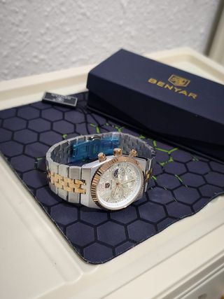 Orologio BENAR da uomo in oro e argento