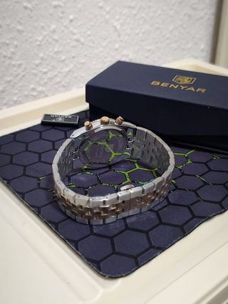 Orologio BENAR da uomo in oro e argento