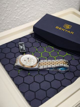 Orologio BENAR da uomo in oro e argento