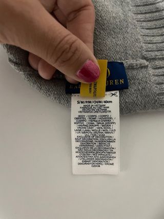 Gorro Polo Ralph Lauren Gris