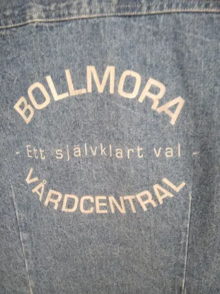 Camisa vaquera Grizzly en denim azul medio.T.38.