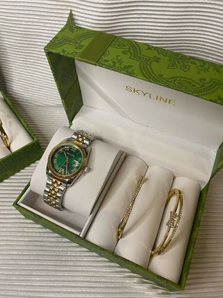 Reloj SKYLINE Acero Inoxidable Oro/Plata