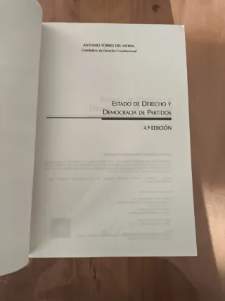 Estado de derecho y democracia de partidos