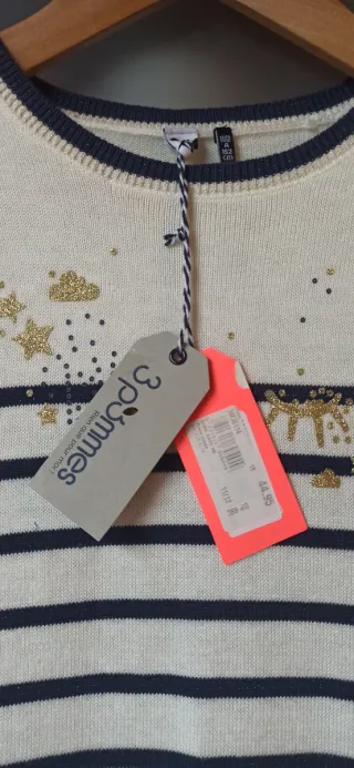 Vestido niña talla 11-12 A ESTRENAR. 3pommes