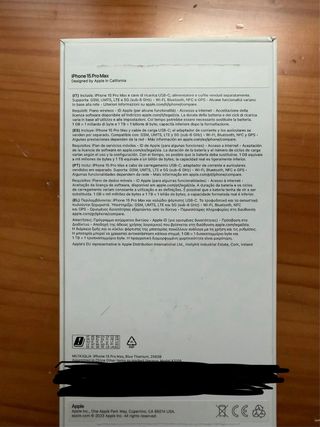 iPhone 15 Pro Max azul titanio perfecta condicion