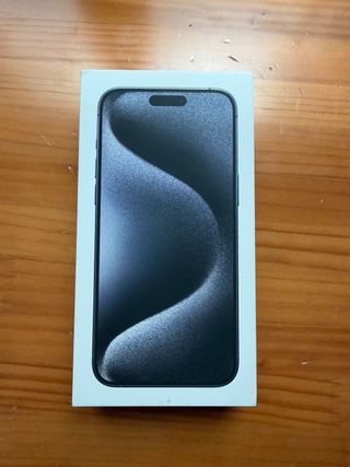 iPhone 15 Pro Max azul titanio perfecta condicion