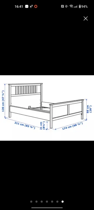 Cama matrimonio con somieres independientes abatib