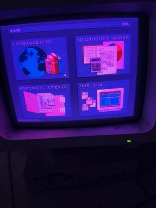 IBM PS/1 Computer Monitor retro pc