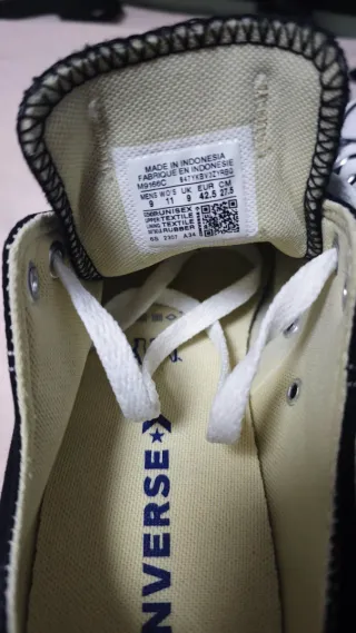 Converse All Star OX Nere Taglia X