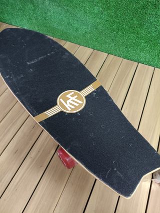 Monopatín Des krf skateboard surf skate - ready to ride - red 78,74x26